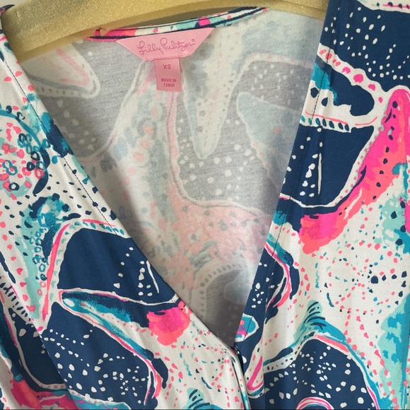 Lilly Pulitzer Tie Romper ✨✨✨ - Picture 4 of 5